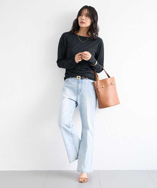 VELETTO（ベレット）の「BARNYARDSTORM / 【VELETTO / ヴェレット】/ バックルバッグ（ハンドバッグ・レディース・ブラック/キャメル・FREE）」の18枚目の写真