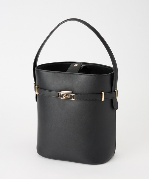 VELETTO（ベレット）の「BARNYARDSTORM / 【VELETTO / ヴェレット】/ バックルバッグ（ハンドバッグ・レディース・ブラック/キャメル・FREE）」の21枚目の写真