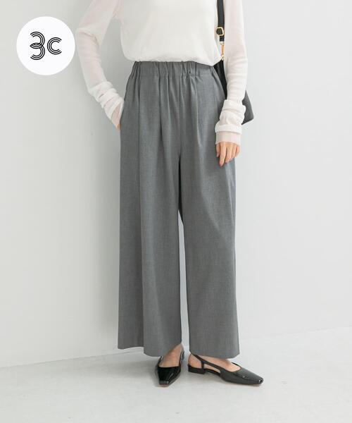 URBAN RESEARCH ROSSO WOMEN(アーバンリサーチ ロッソ)の「ウォッシャブルイージータックパンツ(その他パンツ・レディース・ベージュ系その他/グレー/ブラック・36/38)」の3枚目の写真