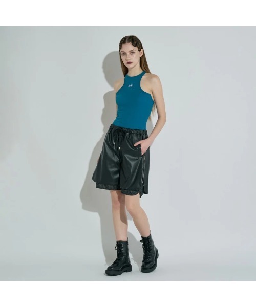 Kinetics(キネティクス)の「ANNA SUI NYC LEATHER HALF PANTS(アナスイ エヌワイシー レザーハーフパンツ)(その他パンツ・レディース・ホワイト/ブラック・ONE SIZE)」の12枚目の写真