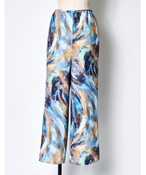 RUMCHE(ラムシェ)の「Wing Print Trousers / ウィングプリントパンツ(その他パンツ・レディース・ブルー・SMALL)」の10枚目の写真