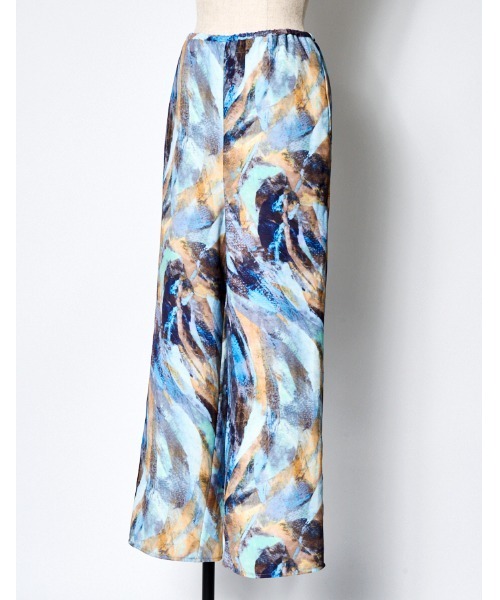 RUMCHE(ラムシェ)の「Wing Print Trousers / ウィングプリントパンツ(その他パンツ・レディース・ブルー・SMALL)」の11枚目の写真