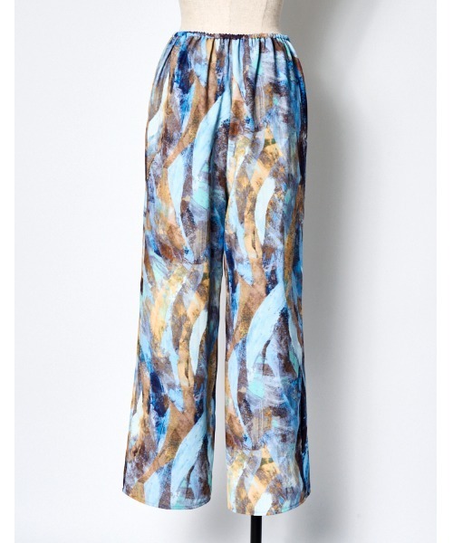 RUMCHE(ラムシェ)の「Wing Print Trousers / ウィングプリントパンツ(その他パンツ・レディース・ブルー・SMALL)」の12枚目の写真