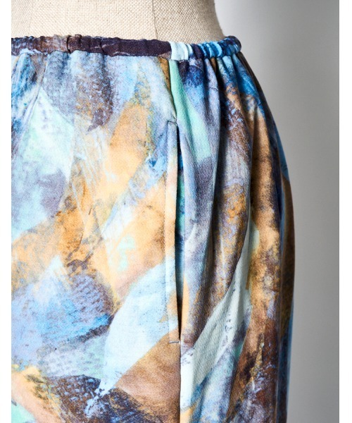 パンツ RUMCHE Water Print Trousers RUMCHE Water Print Trousers