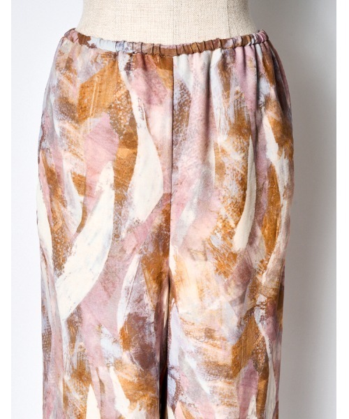 パンツ RUMCHE Water Print Trousers パンツ RUMCHE Water Print Trousers Wing Print Trousers