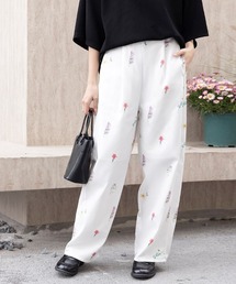 スラックス（花柄・ボタニカル柄）ファッション通販 - ZOZOTOWN
