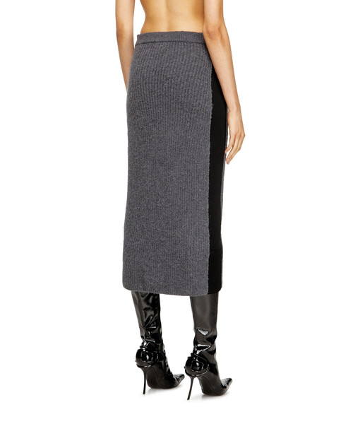 DIESEL（ディーゼル）の「ウィメンズ ニットスカート M-LOUSI（スカート・レディース・ブラウン系その他/グレー系その他・LARGE/MEDIUM/X-SMALL/SMALL）」の8枚目の写真