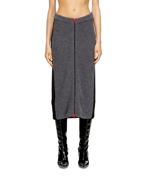 DIESEL（ディーゼル）の「ウィメンズ ニットスカート M-LOUSI（スカート・レディース・ブラウン系その他/グレー系その他・LARGE/MEDIUM/X-SMALL/SMALL）」の10枚目の写真