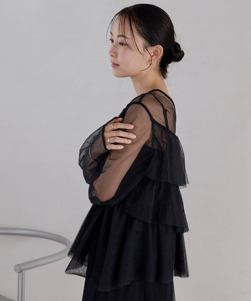 試着のみ　オースチンリード　ティアード　フリル　ワンピース 試着のみ オースチンリード ティアード フリル ワンピース an/AOC-3518