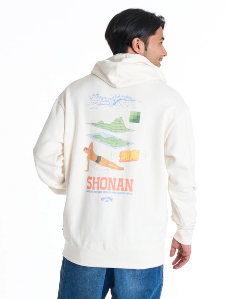 BILLABONG(ビラボン)の「BILLABONG メンズ DESTINATION PARKA パーカー 【OVER FIT】【2025年秋冬モデル】/ビラボンバックプリントプルオーバーパーカー・フーディー(パーカー・メンズ・ブラック/ブラック系その他/クリーム/オフホワイト・LARGE/X-LARGE/MEDIUM)」の4枚目の写真