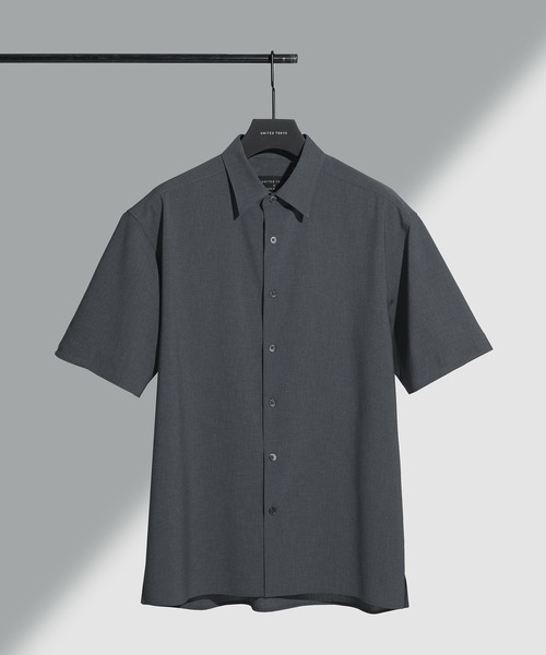 UNITED TOKYO メッシュシャツ M マルチ　羽織　秋口　美品　今期 UNITED TOKYO メッシュシャツ M マルチ 羽織 秋口 美品 今期