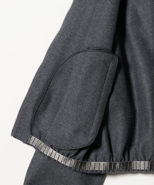 ASTRAET（アストラット）の「＜ASTRAET＞リバー ステンカラー ジップブルゾン（ブルゾン・レディース・ブラック/ダークグレー・0/1）」の19枚目の写真