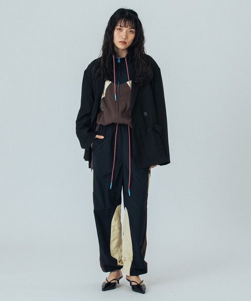 ROSE BUD（ローズバッド）の「TAILOR JACKET（テーラードジャケット・レディース・ベージュ/ブラック・M/S）」の5枚目の写真