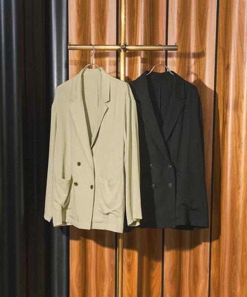 ROSE BUD（ローズバッド）の「TAILOR JACKET（テーラードジャケット・レディース・ベージュ/ブラック・M/S）」の8枚目の写真