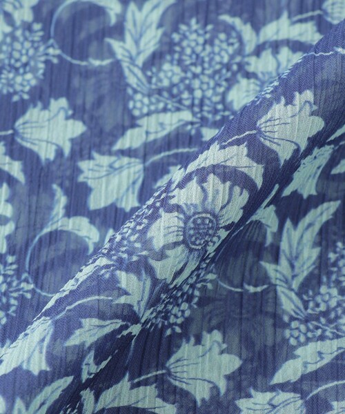 MACKINTOSH LONDON（マッキントッシュ ロンドン）の「【BIBURY FLOWER】バイカラーバイブリークレープワンピース（ワンピース・レディース・ネイビー/ブラウン系その他5・40/38）」の12枚目の写真