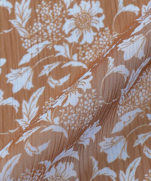 MACKINTOSH LONDON（マッキントッシュ ロンドン）の「【BIBURY FLOWER】バイカラーバイブリークレープワンピース（ワンピース・レディース・ネイビー/ブラウン系その他5・40/38）」の13枚目の写真