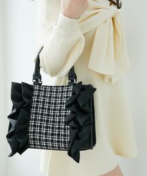 MAJESTIC LEGON | ツイードフリルショルダーバッグ(ショルダーバッグ)