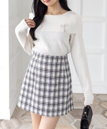 GOLDS♡ キラキラビジュー♡ハートバックル付き肩出しオフショルダートップス Z-20266 トップス オフショルダー フリル レースアップ リボン