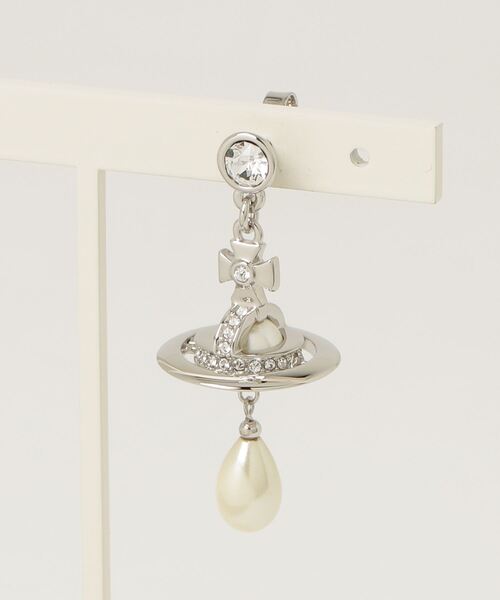 MAN. PEARL DROP SINGLE EARRING（ピアス（片耳用））｜Vivienne