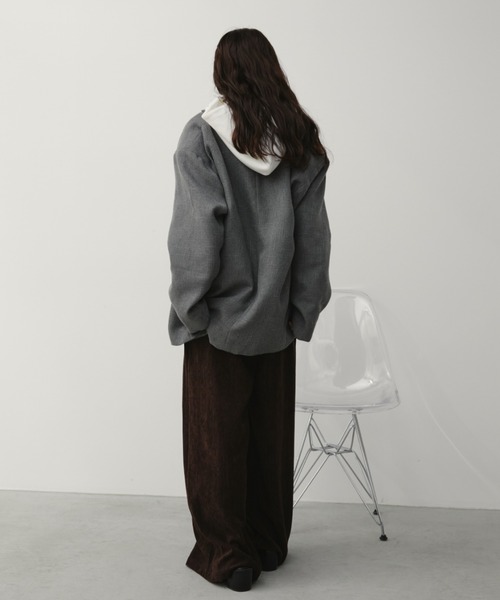 Aunt Marie's（アントマリーズ）の「クロップドフーディプルオーバー/パーカー（スウェット・レディース・ブラック/グレー/ホワイト・FREE）」の13枚目の写真