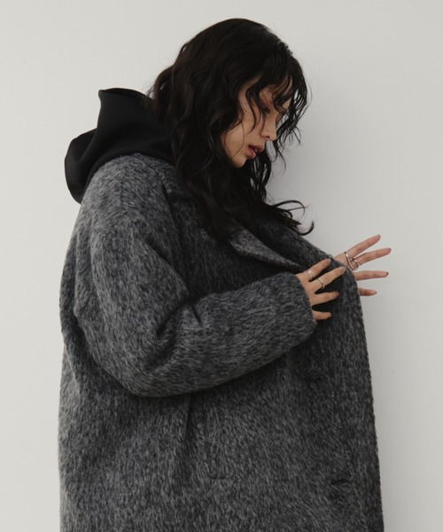 Aunt Marie's（アントマリーズ）の「クロップドフーディプルオーバー/パーカー（スウェット・レディース・ブラック/グレー/ホワイト・FREE）」の20枚目の写真