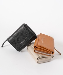 Rivel（リヴェル）の「【GIANNI CHIARINI/ジャンニキアリーニ】レディース レザー 三つ折り財布 PF W5065 GRN（財布）」