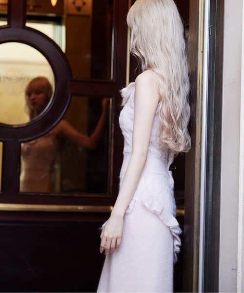 etre loin(エトルワン)の「Mohair crochet cami dress(ワンピース・レディース・モカ/ライトグレー/ピンク・M)」の22枚目の写真