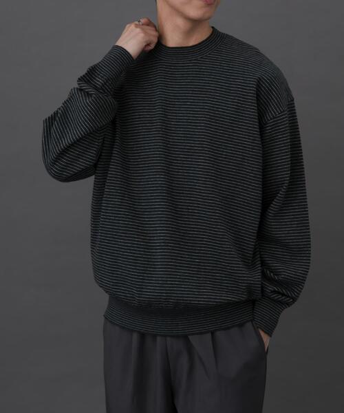 FORK&SPOON(フォークアンドスプーン)の「FORK&SPOON ボーダークルーネックニット(ニット/セーター・メンズ・ブラウン系その他/グレー系その他/ホワイト系その他・4/5)」の16枚目の写真