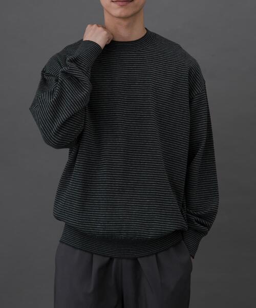 FORK&SPOON(フォークアンドスプーン)の「FORK&SPOON ボーダークルーネックニット(ニット/セーター・メンズ・ブラウン系その他/グレー系その他/ホワイト系その他・4/5)」の19枚目の写真