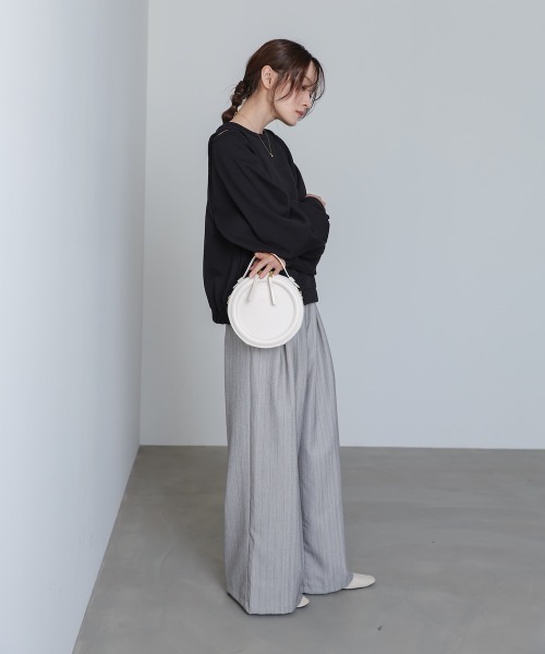 Bab(バブ)の「2WAYサークルバッグ(ショルダーバッグ・レディース・ブラック/オフホワイト/ブラウン/レッド・ONESIZE)」の8枚目の写真