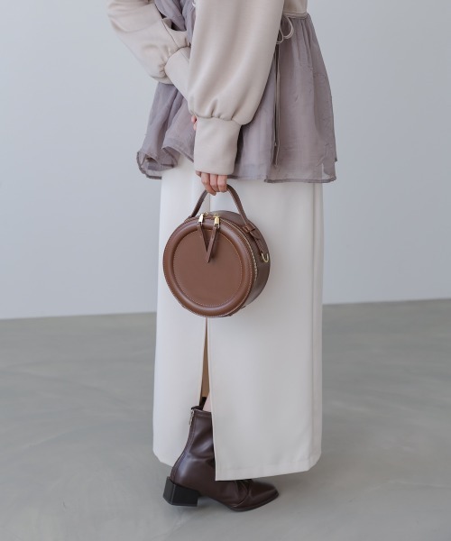 Bab(バブ)の「2WAYサークルバッグ(ショルダーバッグ・レディース・ブラック/オフホワイト/ブラウン/レッド・ONESIZE)」の10枚目の写真