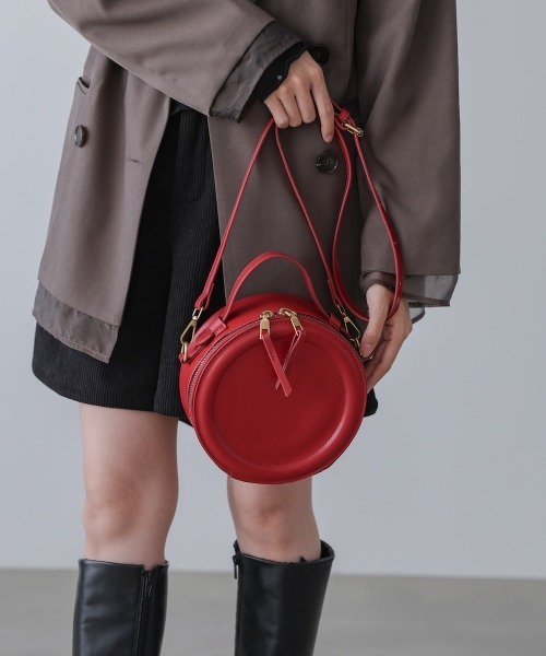 Bab(バブ)の「2WAYサークルバッグ(ショルダーバッグ・レディース・ブラック/オフホワイト/ブラウン/レッド・ONESIZE)」の18枚目の写真