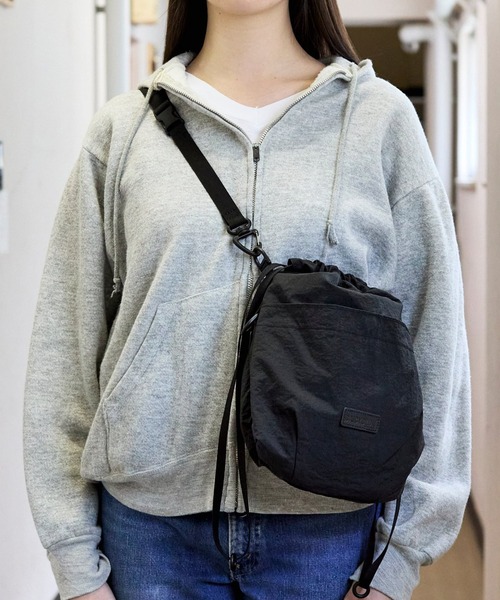 BAICYCLON by Bagjack（バイシクロン バイ バグジャック）の「【BAICYCLON】DRAW STRING BAG（ショルダーバッグ・メンズ・ブラック・FREE）」の13枚目の写真
