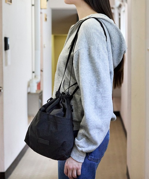 BAICYCLON by Bagjack（バイシクロン バイ バグジャック）の「【BAICYCLON】DRAW STRING BAG（ショルダーバッグ・メンズ・ブラック・FREE）」の14枚目の写真