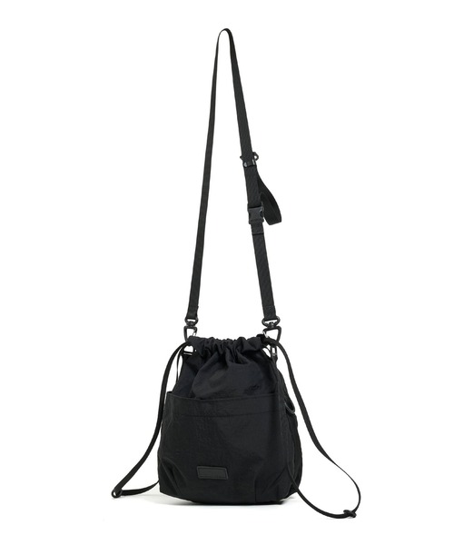 BAICYCLON by Bagjack（バイシクロン バイ バグジャック）の「【BAICYCLON】DRAW STRING BAG（ショルダーバッグ・メンズ・ブラック・FREE）」の2枚目の写真