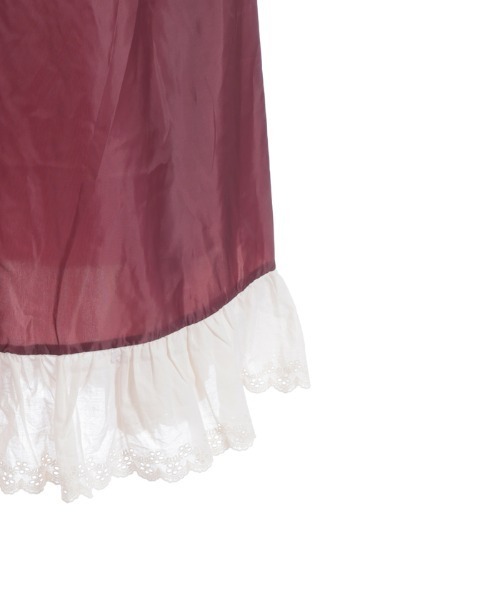 axes femme（アクシーズファム）の「コットンレース使チェックワンピース（ワンピース・レディース・ブラック/ワイン/ブラウン・FREE）」の11枚目の写真