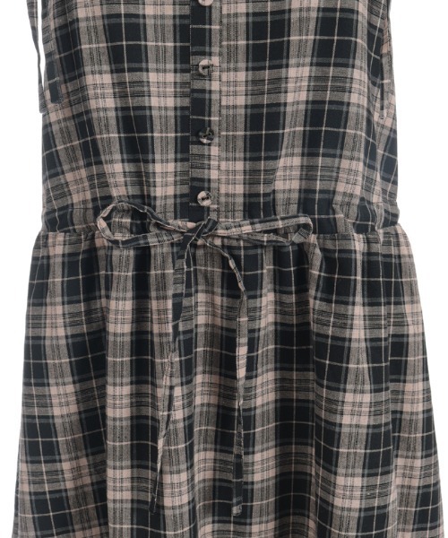 axes femme（アクシーズファム）の「コットンレース使チェックワンピース（ワンピース・レディース・ブラック/ワイン/ブラウン・FREE）」の8枚目の写真