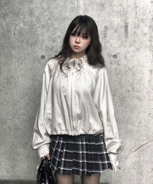 VEILA（ヴェイラ）の「ハイネック ブルゾン（ブルゾン・レディース・ブラック/ベージュ・S/M）」の16枚目の写真