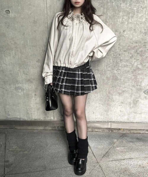 VEILA（ヴェイラ）の「ハイネック ブルゾン（ブルゾン・レディース・ブラック/ベージュ・S/M）」の21枚目の写真