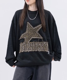 JOHN'S CLOSET（ジョンズクローゼット）の「【13】デザインアップリケ クルーネックニット（ニット/セーター）」