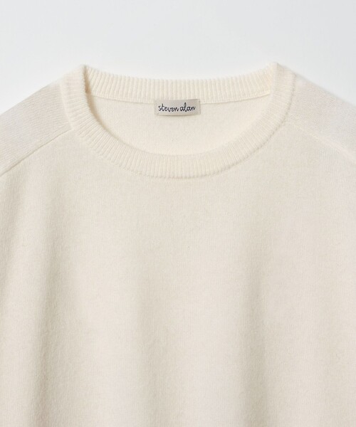 Steven Alan（スティーブンアラン）の「＜Steven Alan＞ウール カシミヤ サドルショルダー ニット（ニット/セーター・レディース・パープル/オフホワイト/ターコイズブルー・FREE）」の21枚目の写真