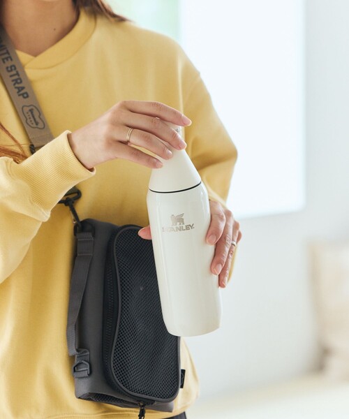 STANLEY(スタンレー)の「STANLEY/スタンレー ALL DAY SLIM BOTTLE 20oz(0.6L)(水筒・メンズ・ピンク/ナチュラル・ONE SIZE)」の4枚目の写真