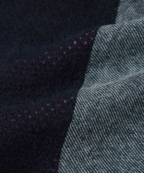NAVY(ネイビー)の「nAvy ニットxデニムプルオーバー(ニット/セーター・レディース・チャコールグレー/グレー/ネイビー・FREE)」の20枚目の写真