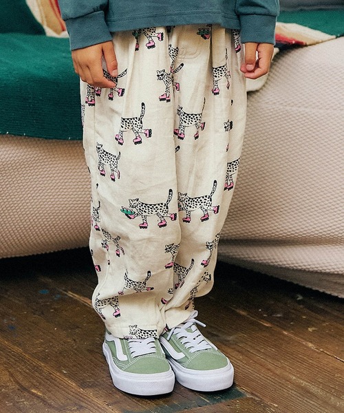 F.O.KIDS(エフオーキッズ)の「F.O.KIDS/エフオーキッズ ウエストゴム デニムバルーンパンツ(その他パンツ・キッズ・ブラック/イエロー/ネイビー/キナリ・130/140/150/160)」の2枚目の写真