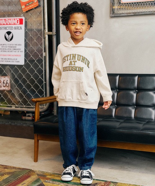 F.O.KIDS(エフオーキッズ)の「F.O.KIDS/エフオーキッズ ウエストゴム デニムバルーンパンツ(その他パンツ・キッズ・ブラック/イエロー/ネイビー/キナリ・130/140/150/160)」の5枚目の写真