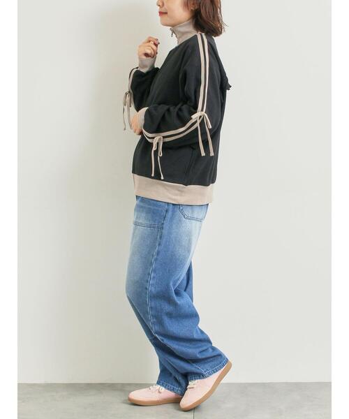 SM2（エスエムツー）の「リボンフリルトラックジャージ（ブルゾン・レディース・ブラック/クリーム/ベージュ/ブラウン・F）」の14枚目の写真