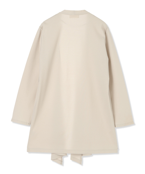 A/C DESIGN BY ALPHA CUBIC（エーシーデザインバイアルファキュービック）の「スムースポンチトッパーカーディガン【綿100%】（カーディガン/ボレロ・レディース・ブラック/ライトグレー・M/L/LL）」の15枚目の写真