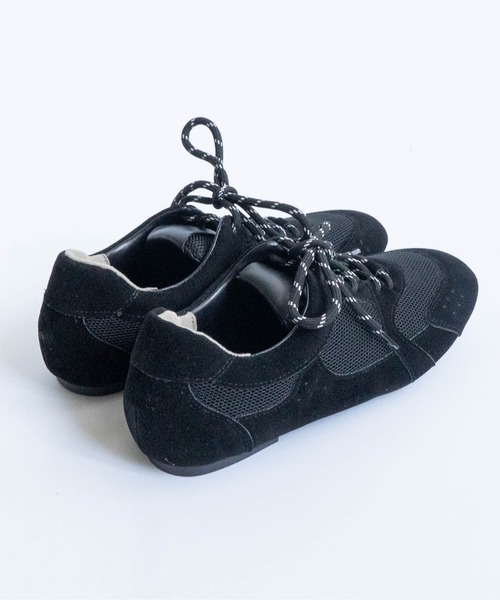 Fabby fabby（ファビィーファビィー）の「Wコードメッシュスニーカー（スニーカー・レディース・ブラック/ベージュ・MEDIUM/LARGE）」の10枚目の写真