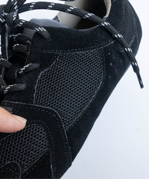 Fabby fabby（ファビィーファビィー）の「Wコードメッシュスニーカー（スニーカー・レディース・ブラック/ベージュ・MEDIUM/LARGE）」の15枚目の写真