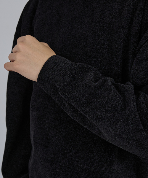 AH ABAHOUSE(エーエイチアバハウス)の「HIGH GAUGE MOLE CROPPED CREW NECK KNIT/ ハイゲージモール クロップド クルーネックニット(ニット/セーター・メンズ・ブラック/グレー/ブルー/ワイン・44/46/48)」の9枚目の写真